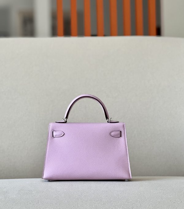 Kelly Mini Epsom Mauve Sylvestre (X9) Palladium Hardware - Image 3