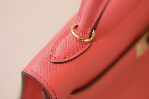 Kelly Mini Epsom Rose Jeipur (T5) Gold Hardware - Image 9
