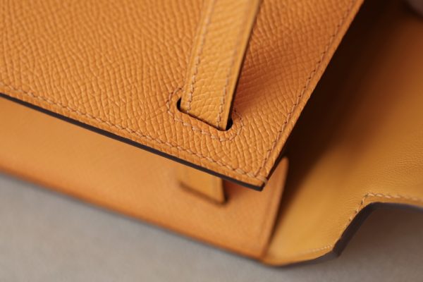 Kelly Mini Epsom Jaune D¡¯Or (9V) Gold Hardware - Image 10