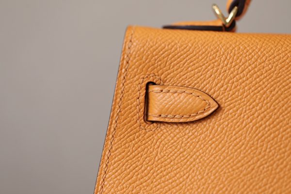 Kelly Mini Epsom Jaune D¡¯Or (9V) Gold Hardware - Image 5
