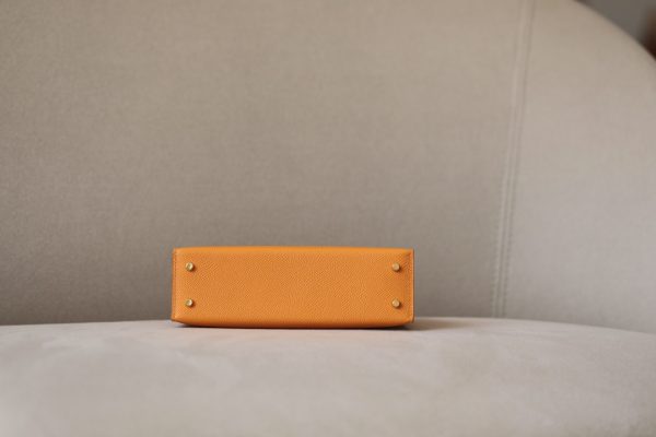 Kelly Mini Epsom Jaune D¡¯Or (9V) Gold Hardware - Image 4