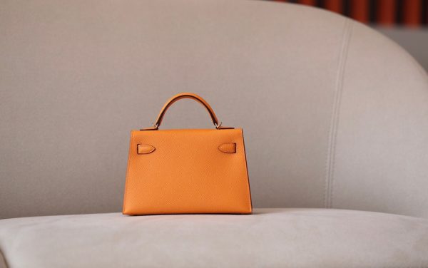 Kelly Mini Epsom Jaune D¡¯Or (9V) Gold Hardware - Image 3