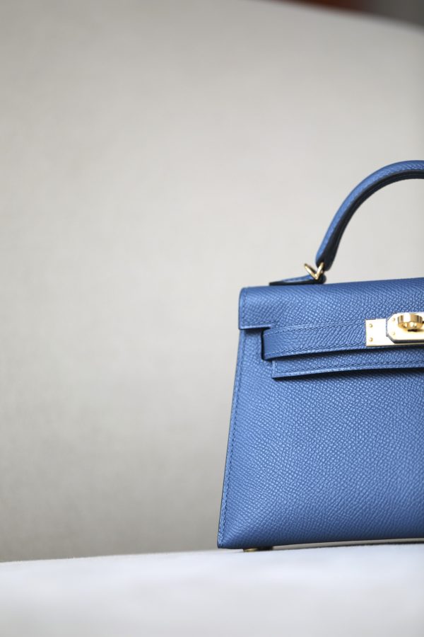 Kelly Mini Epsom Bleu Izmir (7W) Gold Hardware - Image 9