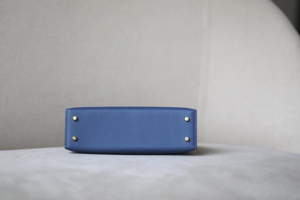 Kelly Mini Epsom Bleu Izmir (7W) Gold Hardware - Image 7