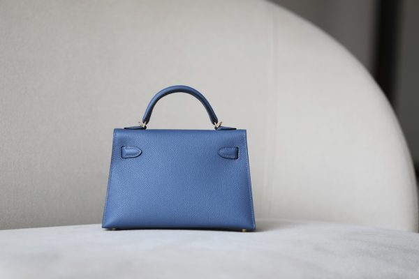 Kelly Mini Epsom Bleu Izmir (7W) Gold Hardware - Image 3