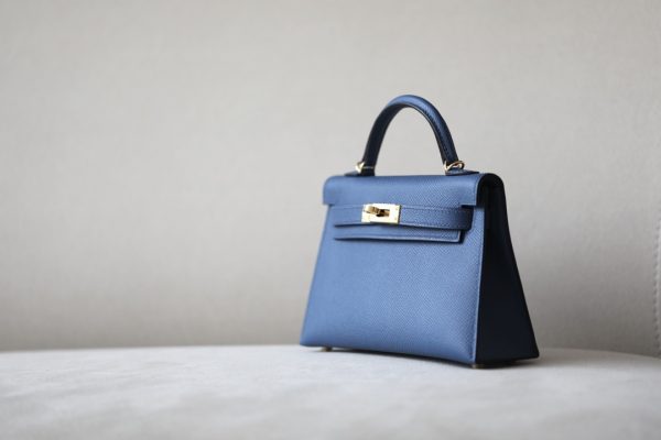 Kelly Mini Epsom Bleu Izmir (7W) Gold Hardware - Image 2