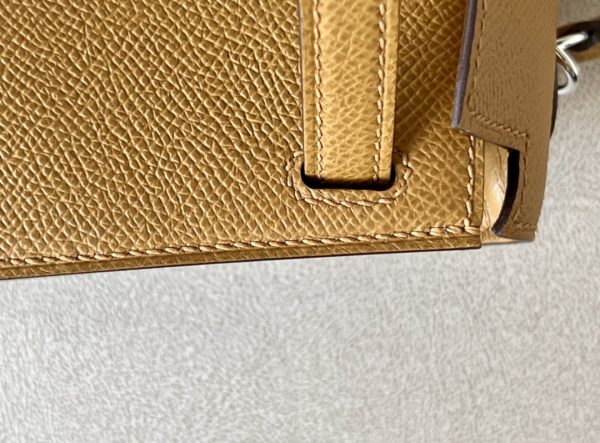 Kelly Mini Epsom Sesame (2S) Palladium Hardware - Image 5