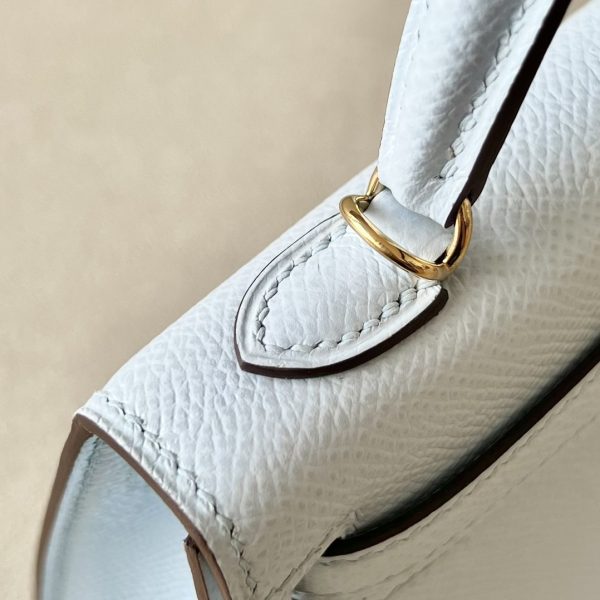 Kelly Mini Epsom Blue Pale (08) Gold Hardware - Image 6