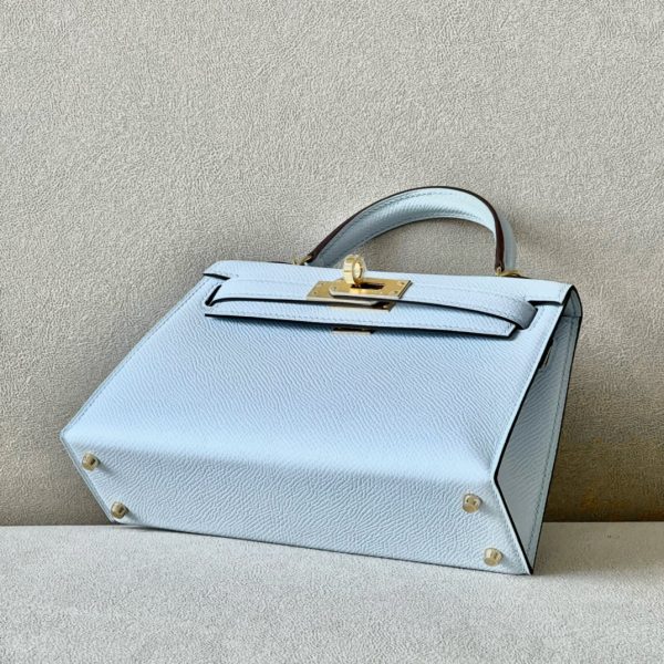 Kelly Mini Epsom Blue Pale (08) Gold Hardware - Image 4