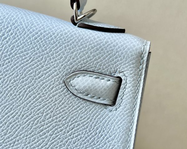 Kelly Mini Epsom Blue Pale (08) Palladium Hardware - Image 8