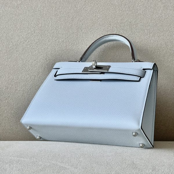 Kelly Mini Epsom Blue Pale (08) Palladium Hardware - Image 5