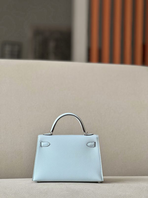 Kelly Mini Epsom Blue Pale (08) Palladium Hardware - Image 3