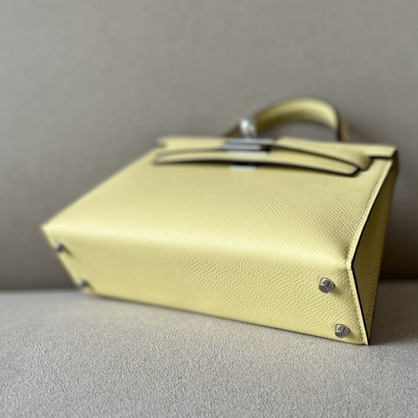 Kelly Mini Epsom Jaune Poussin (1Z) Palladium Hardware - Image 5