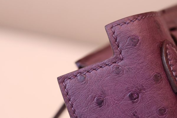 Kelly Mini Ostrich Anemone (P9) Gold Hardware - Image 10