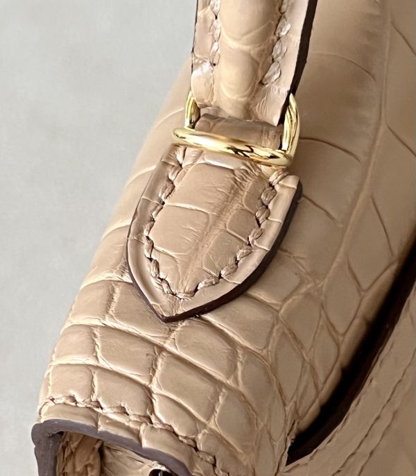 Kelly Mini Alligator Chai (0M) Gold Hardware - Image 9
