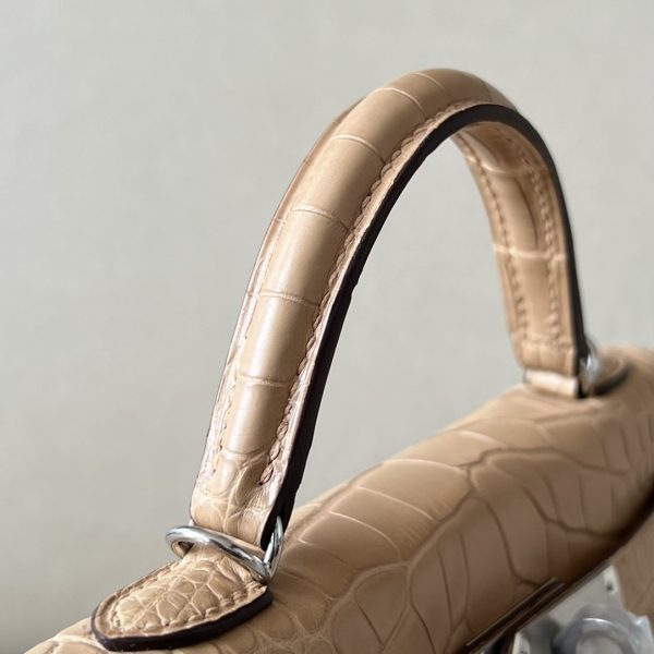 Kelly Mini Alligator Mimosa (M9) Palladium Hardware - Image 6