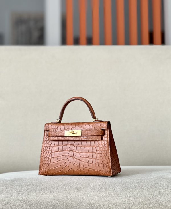 Kelly Mini Alligator Gold (37) Gold Hardware - Image 2