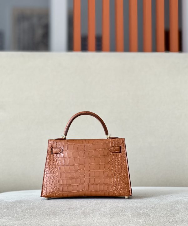 Kelly Mini Alligator Gold (37) Gold Hardware - Image 3