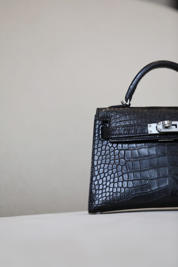Kelly Mini Alligator Nior (89) Palladium Hardware - Image 11