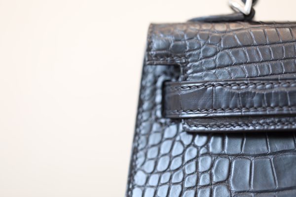Kelly Mini Alligator Nior (89) Palladium Hardware - Image 10