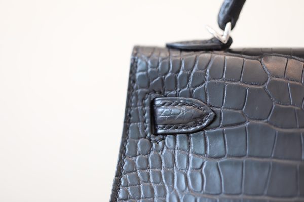 Kelly Mini Alligator Nior (89) Palladium Hardware - Image 9