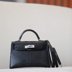 Kelly Mini Alligator Nior (89) Palladium Hardware