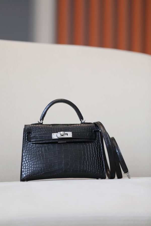 Kelly Mini Alligator Nior (89) Palladium Hardware