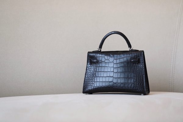 Kelly Mini Alligator Nior (89) Palladium Hardware - Image 3