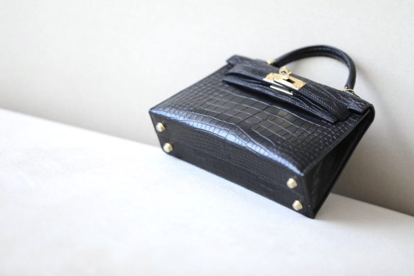Kelly Mini Alligator Nior (89) Gold Hardware - Image 9