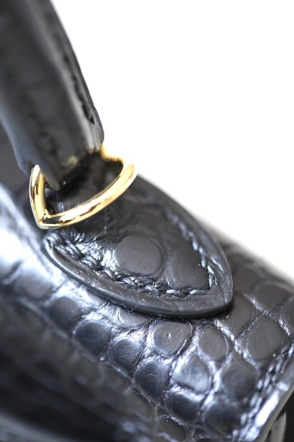 Kelly Mini Alligator Nior (89) Gold Hardware - Image 6