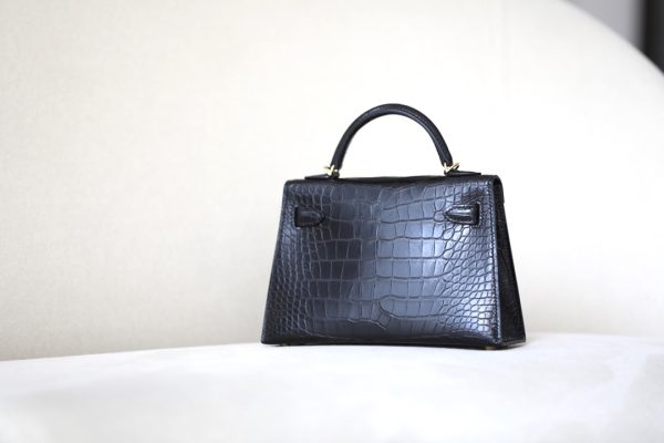 Kelly Mini Alligator Nior (89) Gold Hardware - Image 3