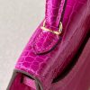 Kelly Mini Alligator Rose Sheherazade (J5) Gold Hardware - Image 9