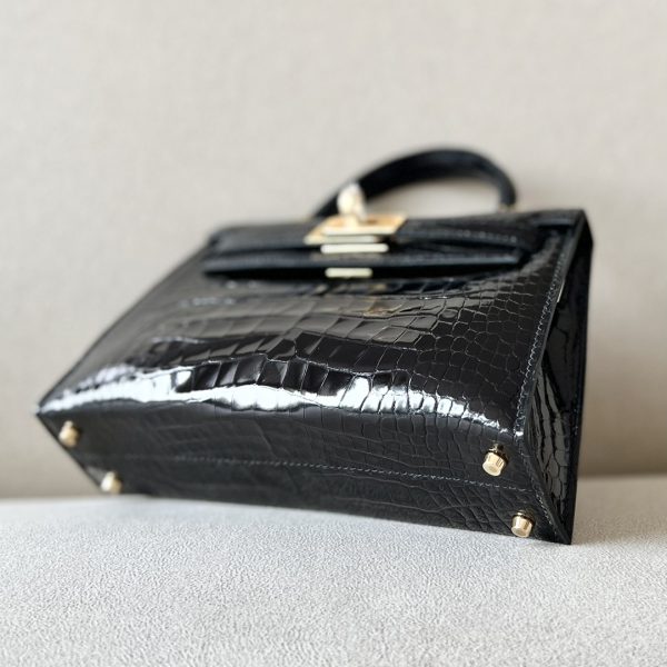 Kelly Mini Alligator Nior (89) Gold Hardware - Image 4