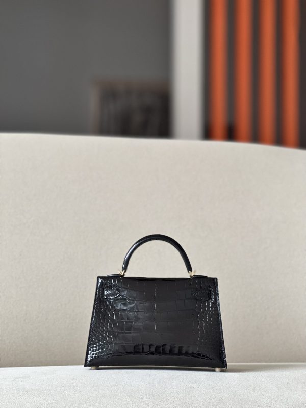 Kelly Mini Alligator Nior (89) Gold Hardware - Image 3