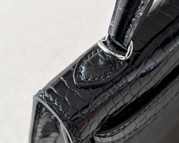 Kelly Mini Alligator Nior (89) Palladium Hardware - Image 9