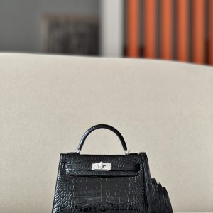 Kelly Mini Alligator Nior (89) Palladium Hardware