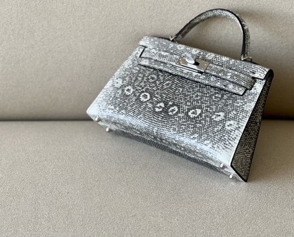 Kelly Mini Lizard Ombre (1B) Palladium Hardware - Image 4