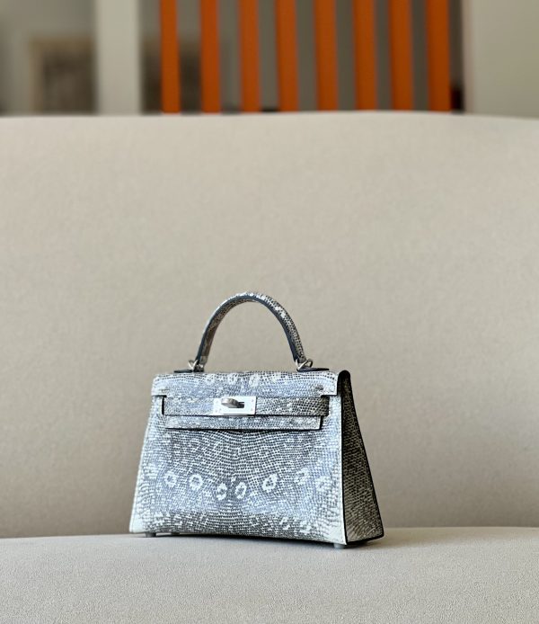 Kelly Mini Lizard Ombre (1B) Palladium Hardware - Image 2