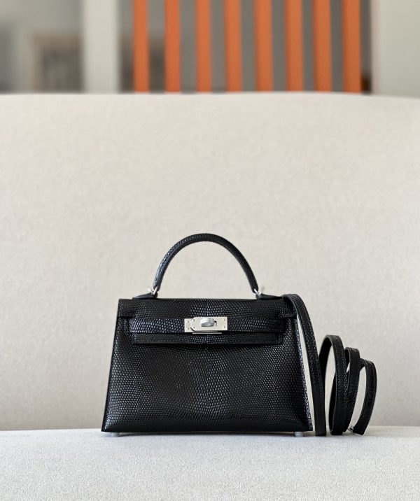 Kelly Mini Lizard Nior (89) Palladium Hardware
