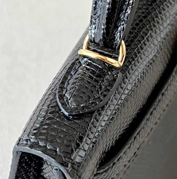 Kelly Mini Lizard Nior (89) Gold Hardware - Image 6