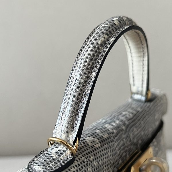 Kelly Mini Lizard Ombre (1B) Gold Hardware - Image 9
