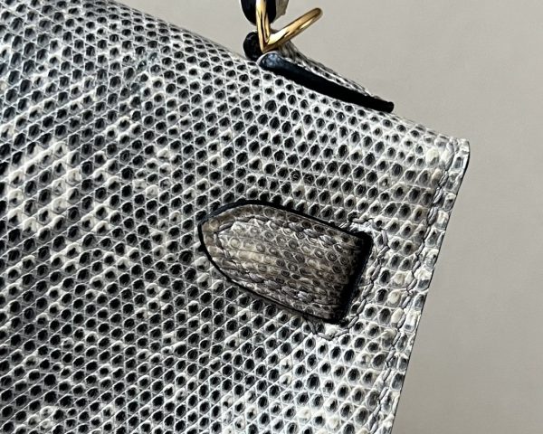 Kelly Mini Lizard Ombre (1B) Gold Hardware - Image 11