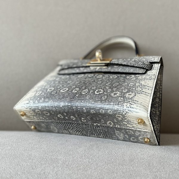 Kelly Mini Lizard Ombre (1B) Gold Hardware - Image 6