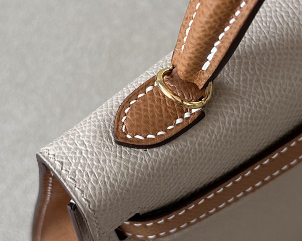 Kelly Mini HSS Epsom Trench(S2) And Gold(37)Gold Hardware - Image 10