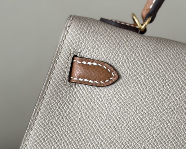 Kelly Mini HSS Epsom Trench(S2) And Gold(37)Gold Hardware - Image 8