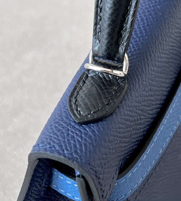 Kelly Mini HSS Epsom Blue Saphir(73), Blue France(71) And Nior(89) Palladium Hardware - Image 10