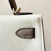 Kelly Mini HSS Epsom Nata(I2) And Gris Asphalte(M8)Gold Hardware - Image 4