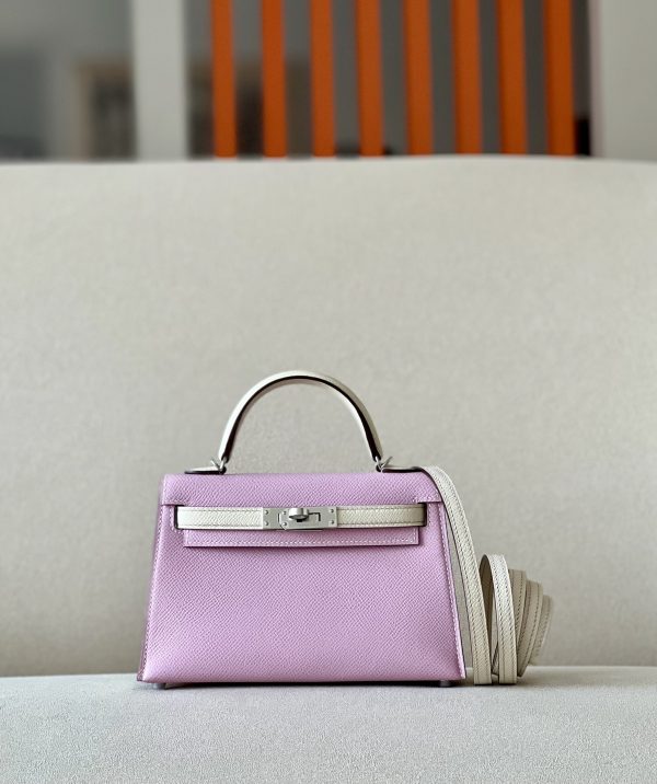 Kelly Mini HSS Epsom Mauve Sylvestre(X9) And Nata(I2)Palladium Hardware