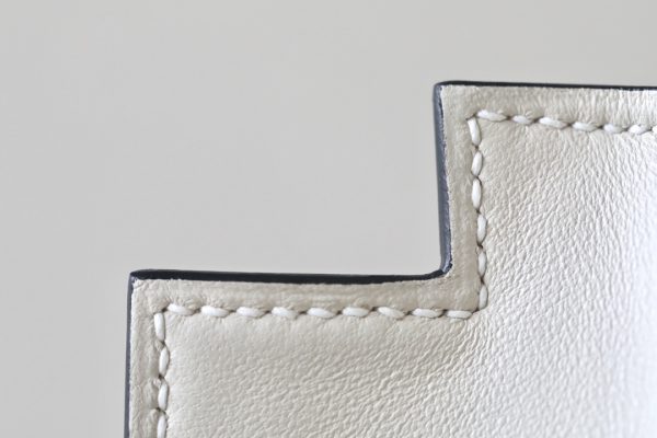 Kelly Mini HSS Epsom Craie(10) And Trench(S2)Rose Gold Hardware - Image 11