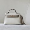 Kelly Mini HSS Epsom Craie(10) And Trench(S2)Rose Gold Hardware